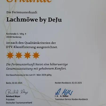 Lachmoewe By Deju -4 Sterne Dtv-klassifizierung-